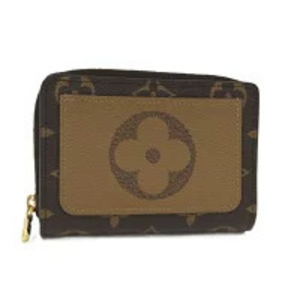 LOUIS VUITTON Portefeuille Lou Bi fold Wallet Monogram Reverse